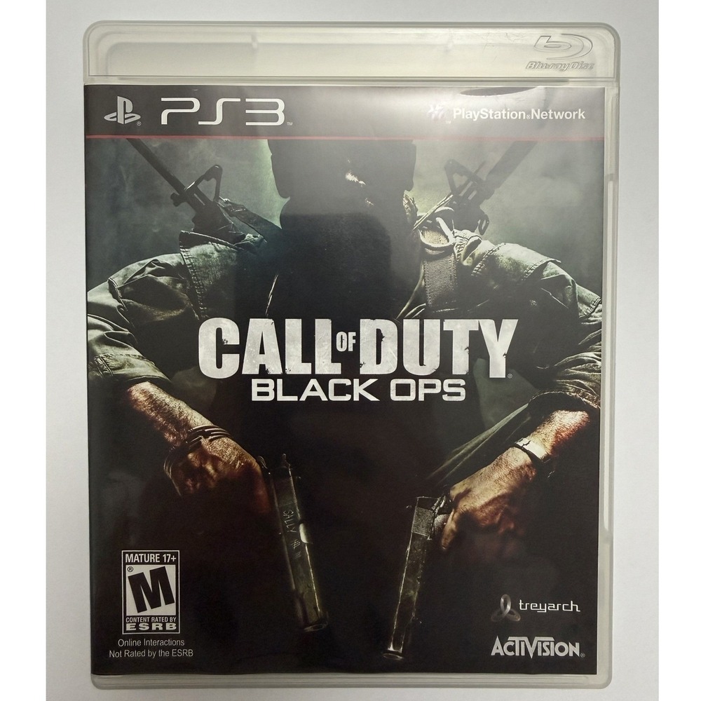 Call of Duty Black Ops (Sony PlayStation 3, 2010) PS3 CIB Case Disc Insert
